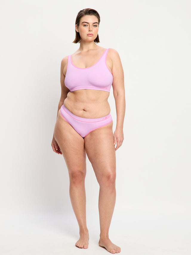 SmileyWorld® | Modibodi Seamless Bralette & Thong Set