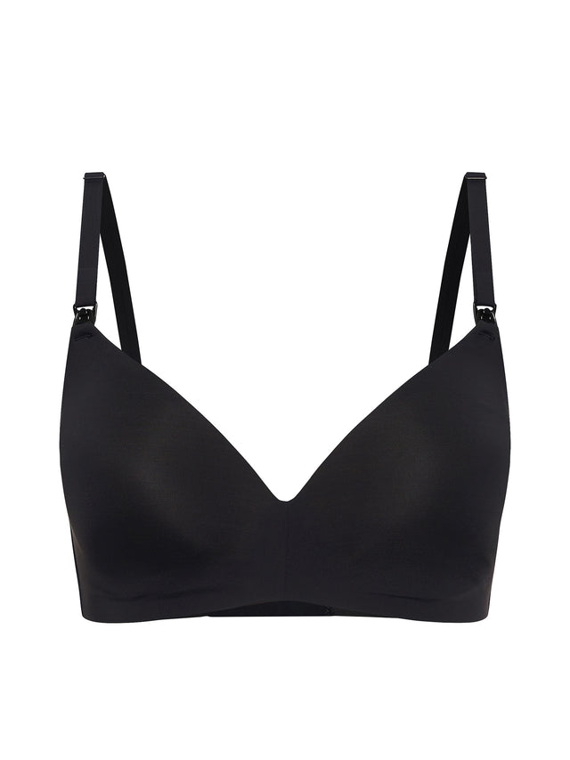 Breastfeeding Bra Leak-Proof Black