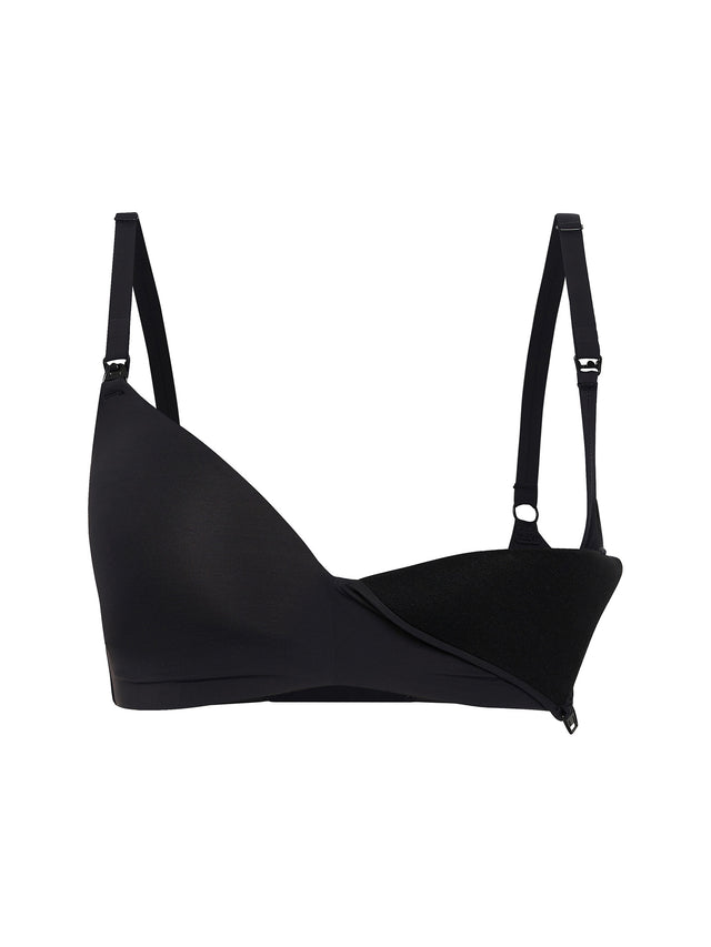 Breastfeeding Bra Leak-Proof Black