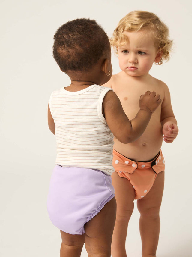 Reusable Nappy 4 Pack Abstract Bright