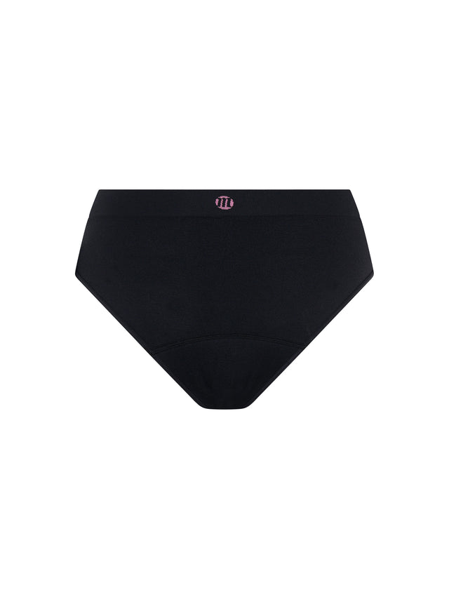 Teen Soft Stretch Seamless Hipster Bikini 3 Pack Moderate Black