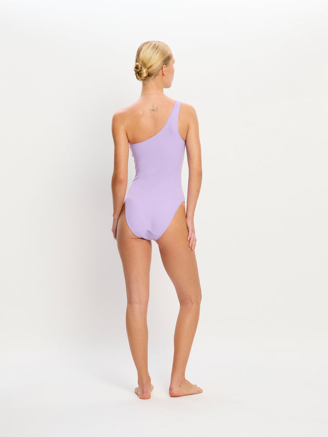 Swimwear One-Shoulder One-Piece Light Lavender
