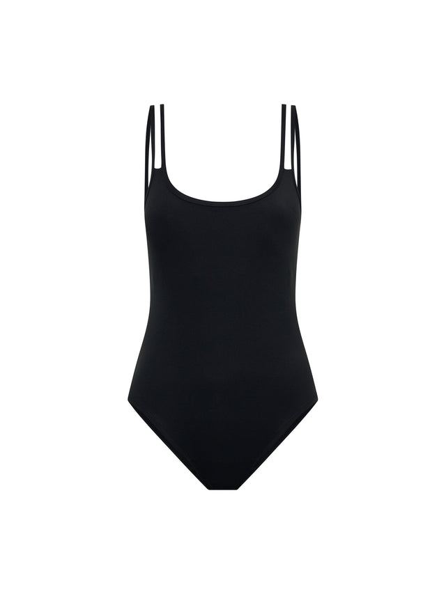 Swimwear One Piece Light Black