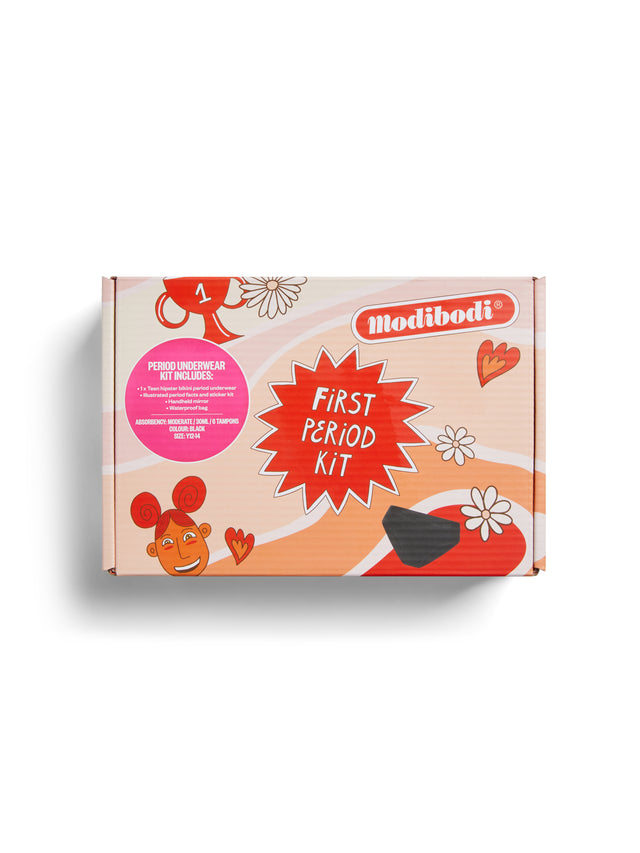 My First Period Kit 1 Pack Moderate Black
