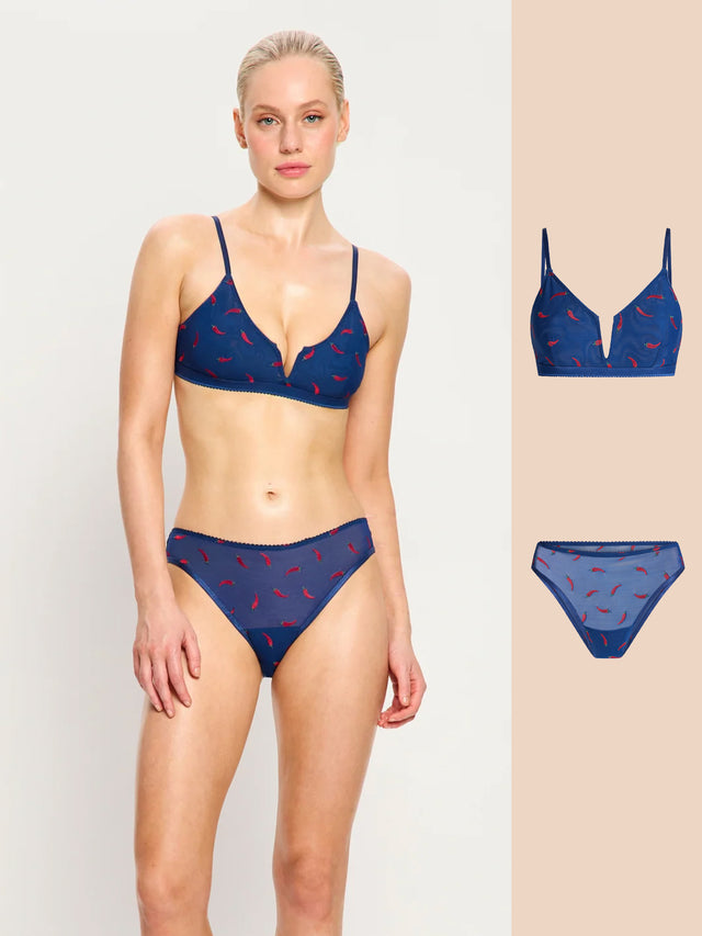 Intimates Spicy Day Bralette & Cheeky Brief Set