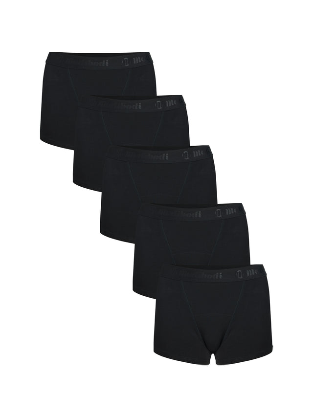 Teen Hipster Boyshort Moderate 5 Pack