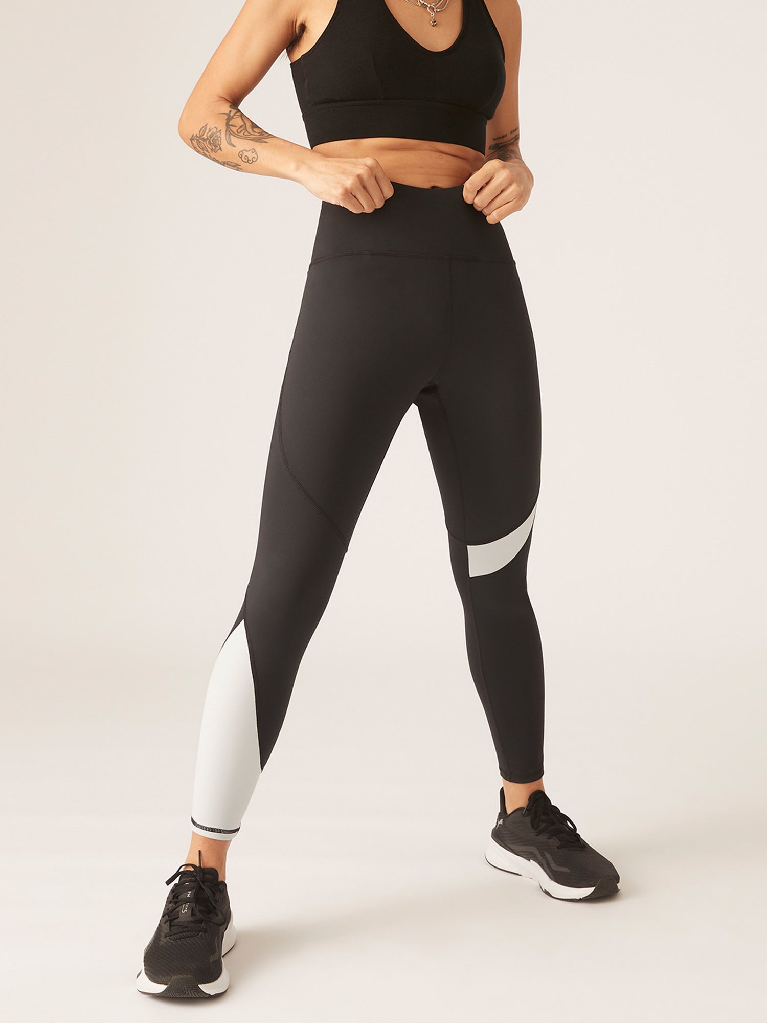X 7 8 Active Legging Moderate Black Grey