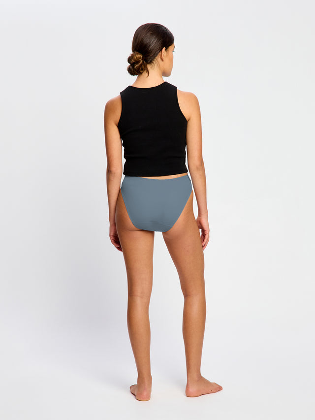 Puma X Modibodi Seamfree Active Bikini Moderate Native Blue