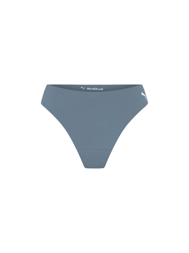 Puma X Modibodi Seamfree Active Bikini Moderate Native Blue