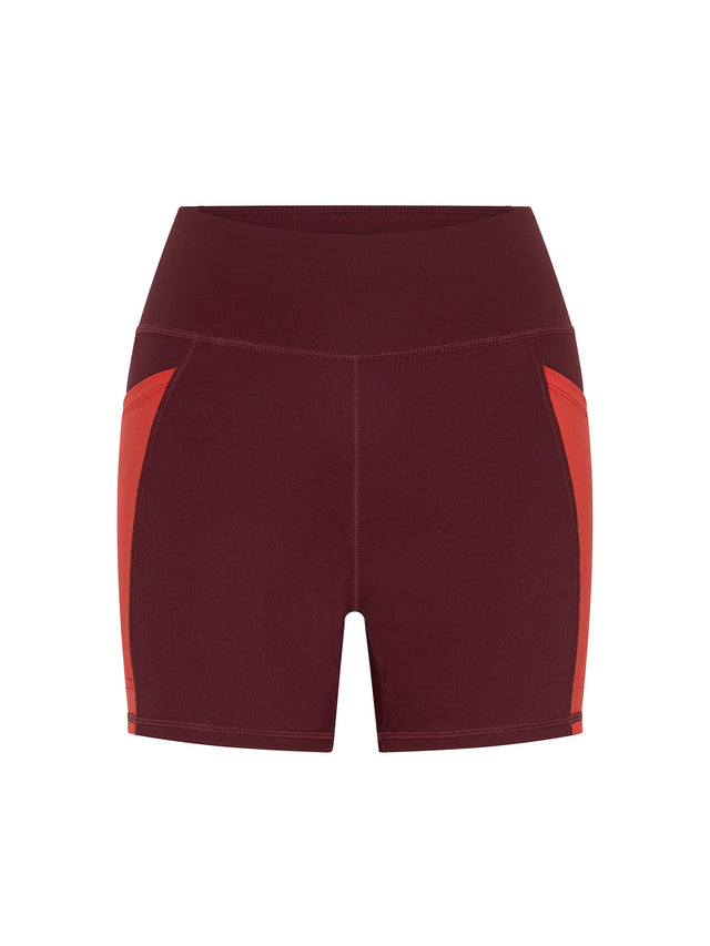 Puma X Modibodi Active Cycle Short Moderate Aubergine/Burnt red