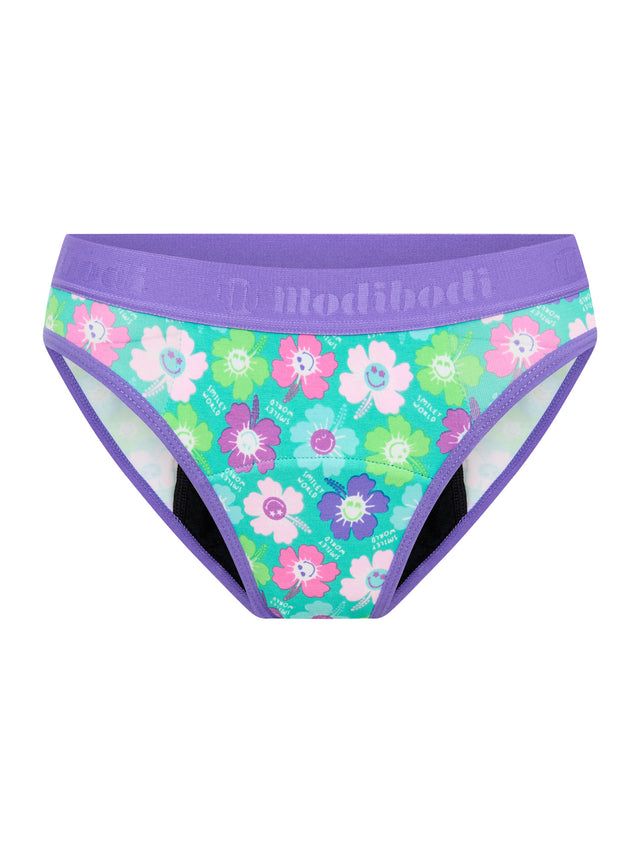 BBBISOPPGT_Smileyworld_x_Modibodi_Teen_Hipster_Bikini_Super_Overnight_Playful_Petal_Green_1.jpg