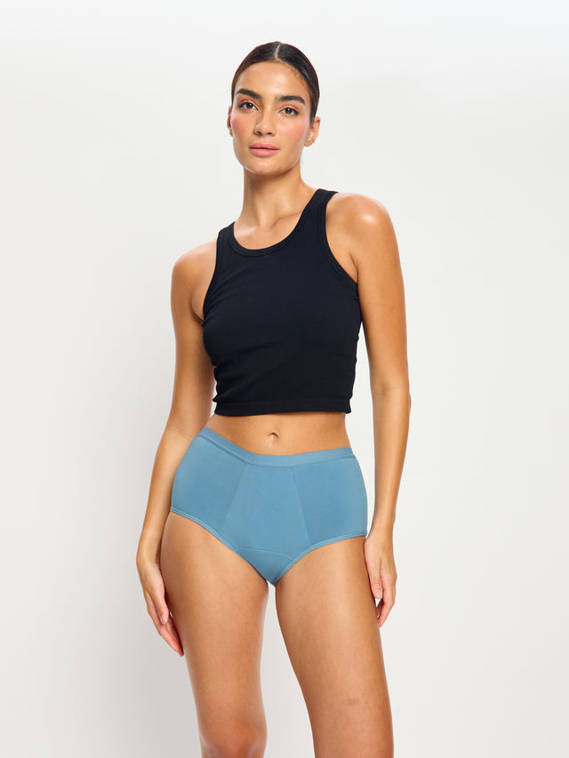 Basic Full Brief 3 Pack Super Subtle Umber/Plain Pink/Composure Blue