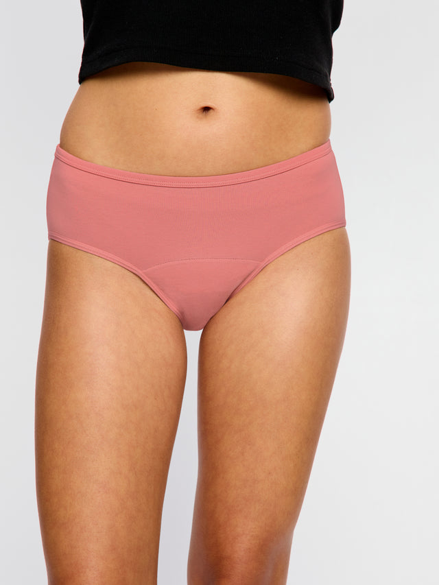Basic Mid-Rise Brief 3 Pack Moderate Bedrose Pink/Teal Green/Purple Tonic