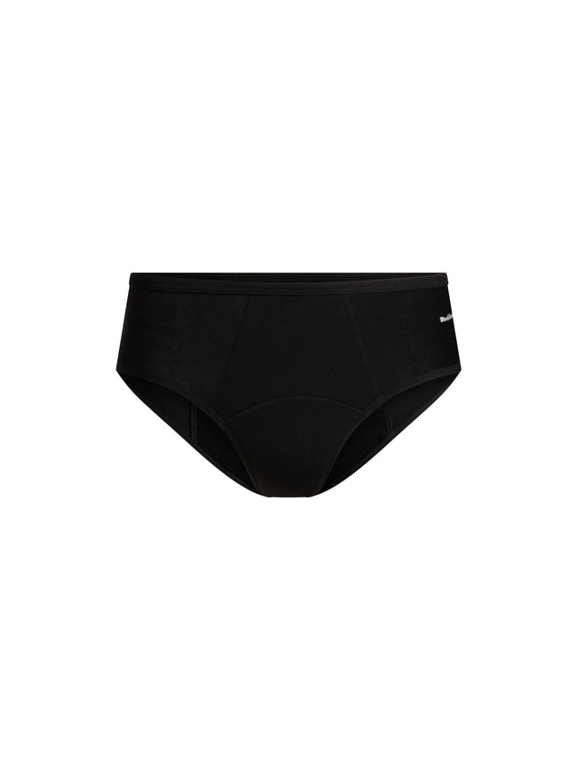 Basic Mid-Rise Brief Super Black