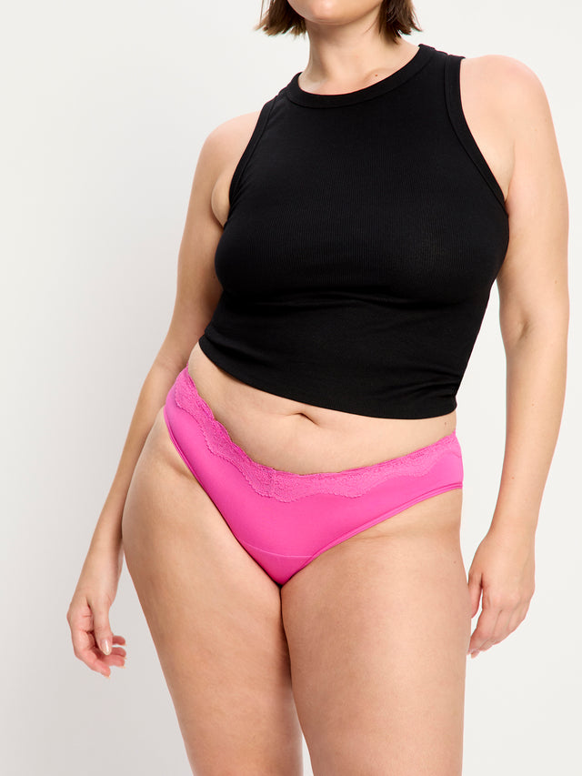 Cassia V Cheeky Brief Light Electric Fuchsia 3 Pack