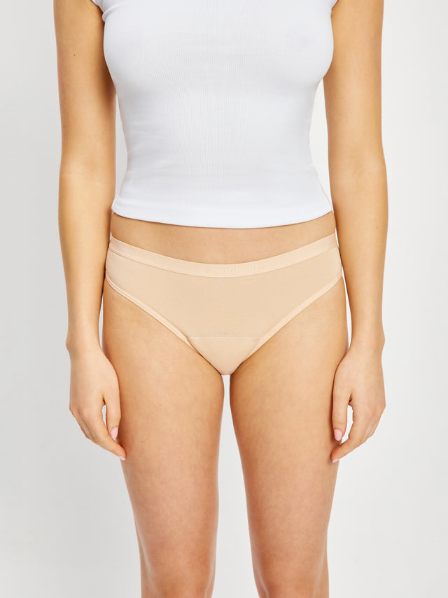 Classic Bikini Moderate Cashew