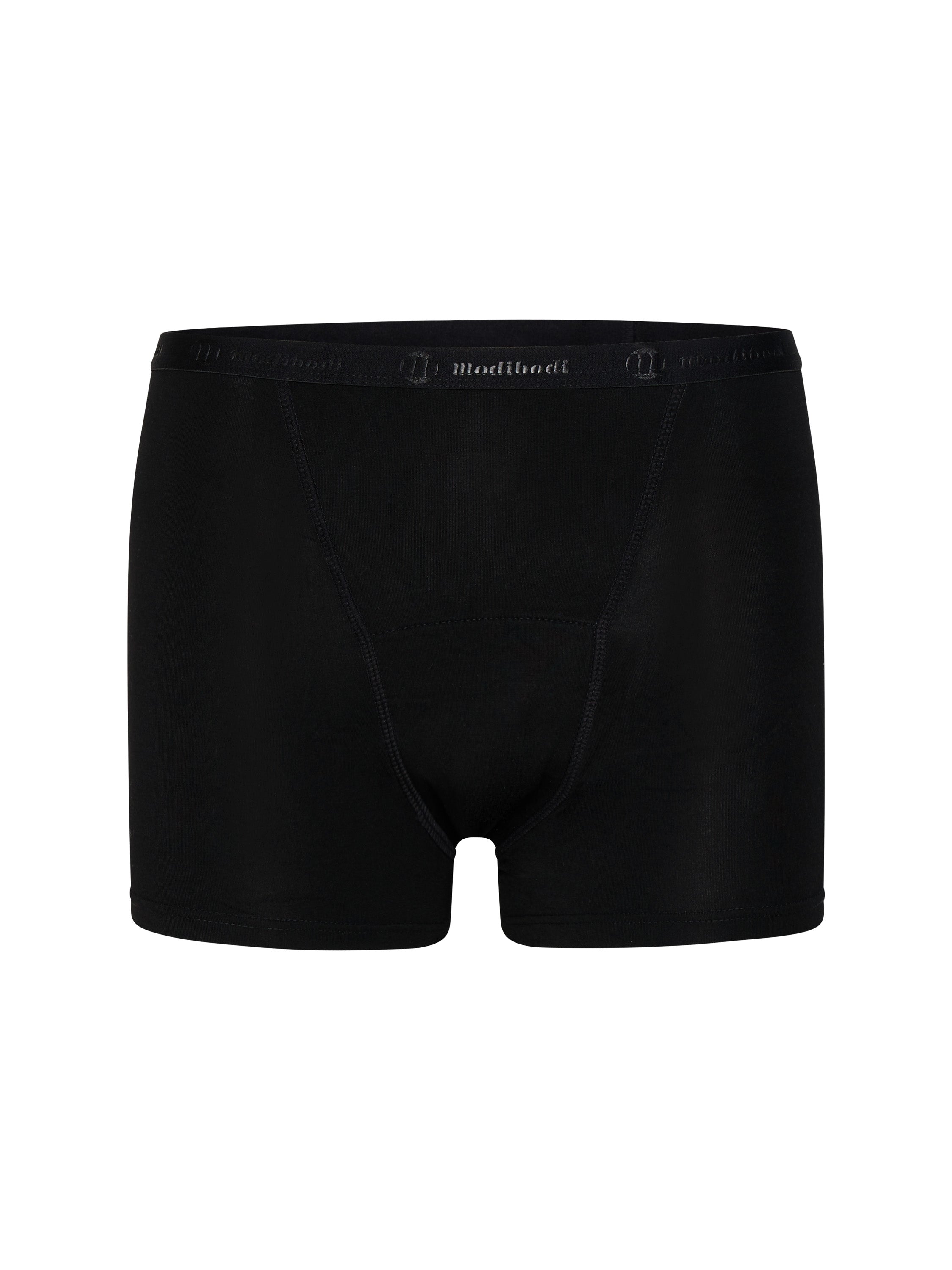 Period Classic Boyshort Super Overnight in Black Modibodi Modibodi UK