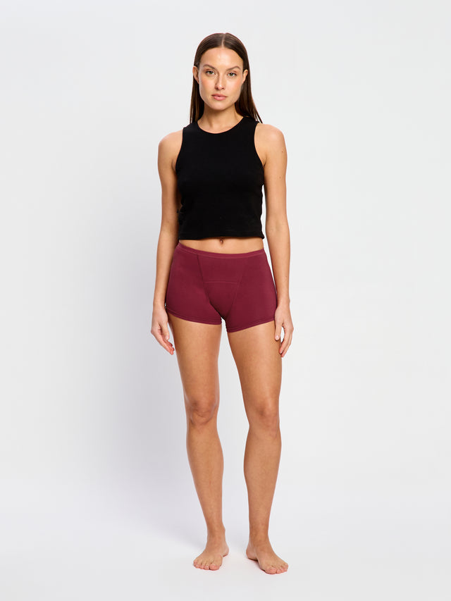 Classic Boyshort Super Bud Red