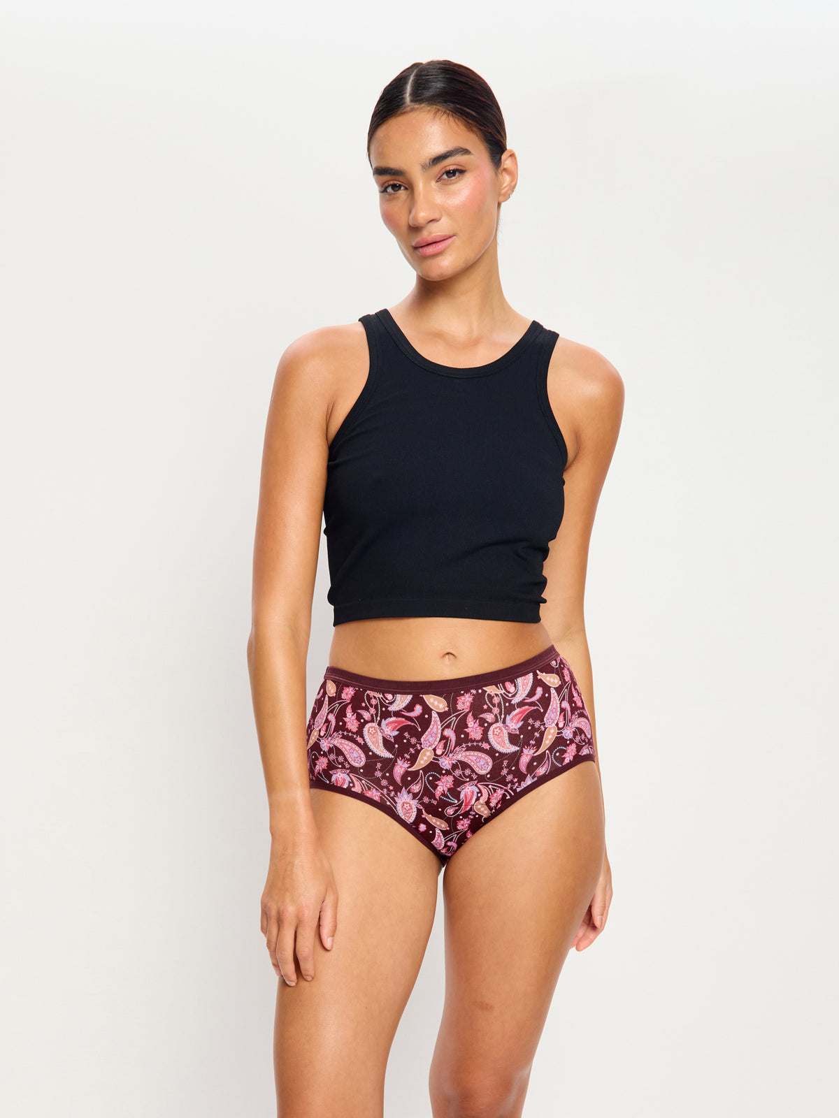 Classic Full Brief Moderate Opulent Paisley
