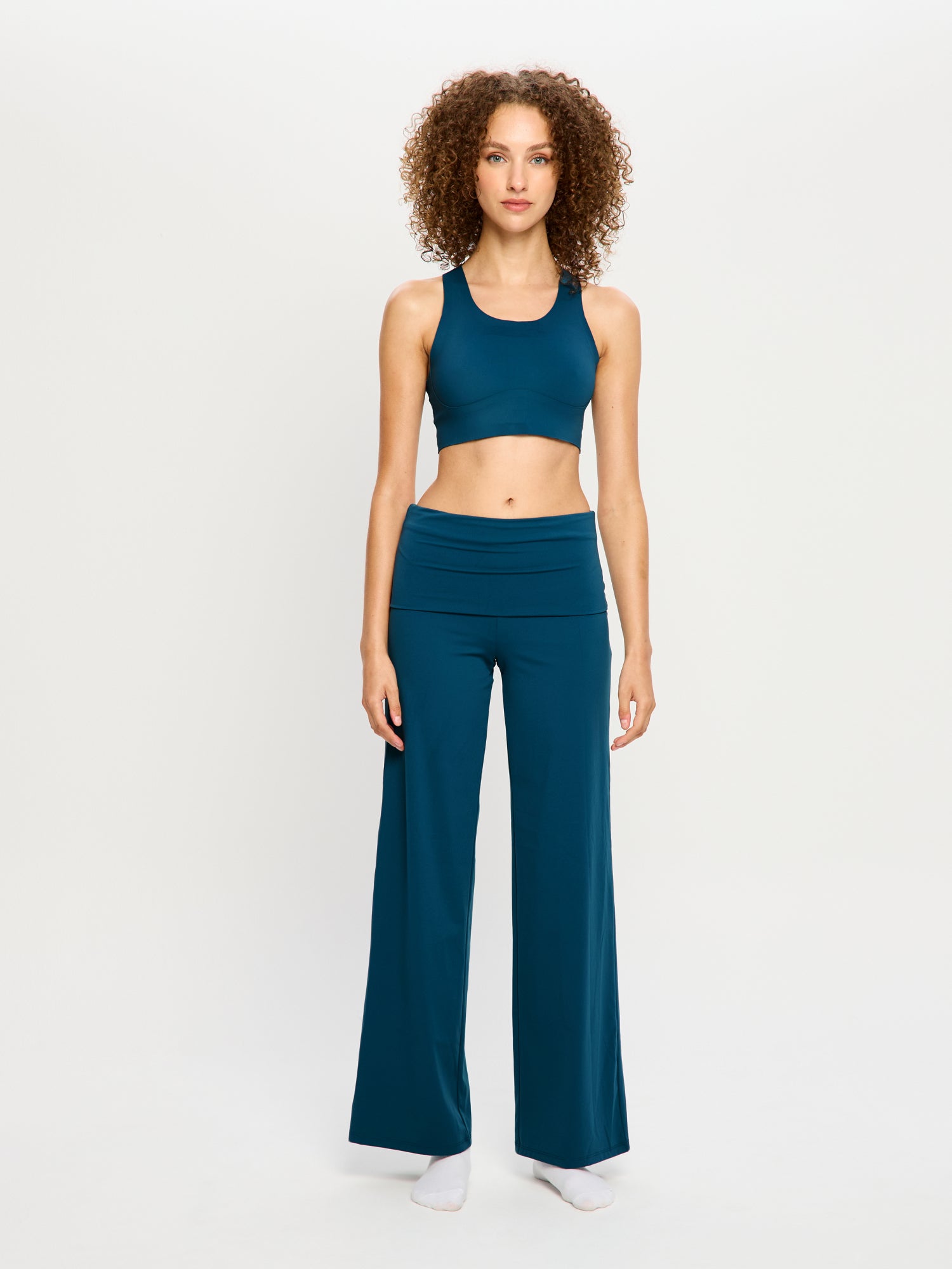 Wide Leg Lounge Pant Teale
