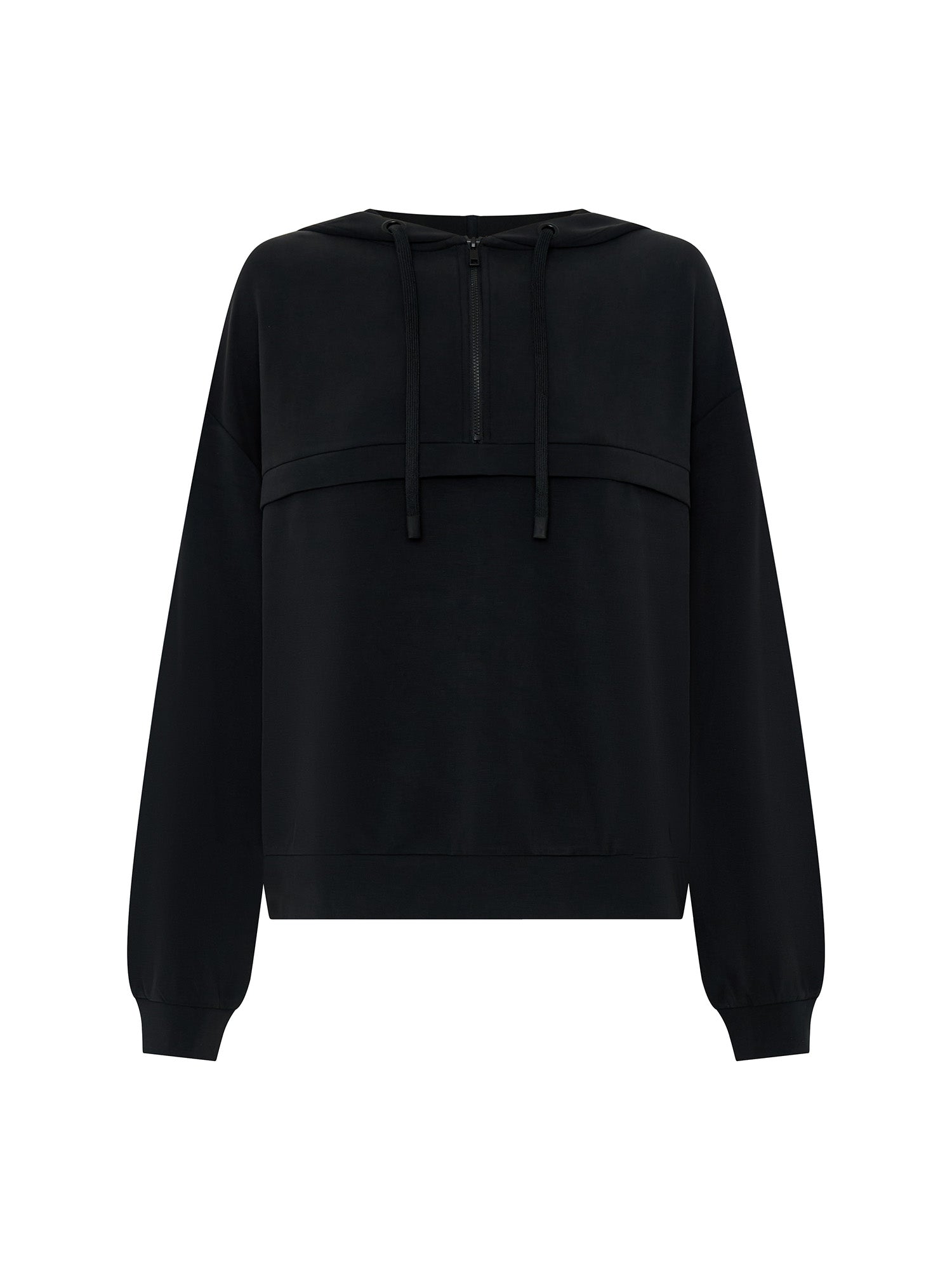 Half-Zip Hoodie in Black | Modibodi – Modibodi UK