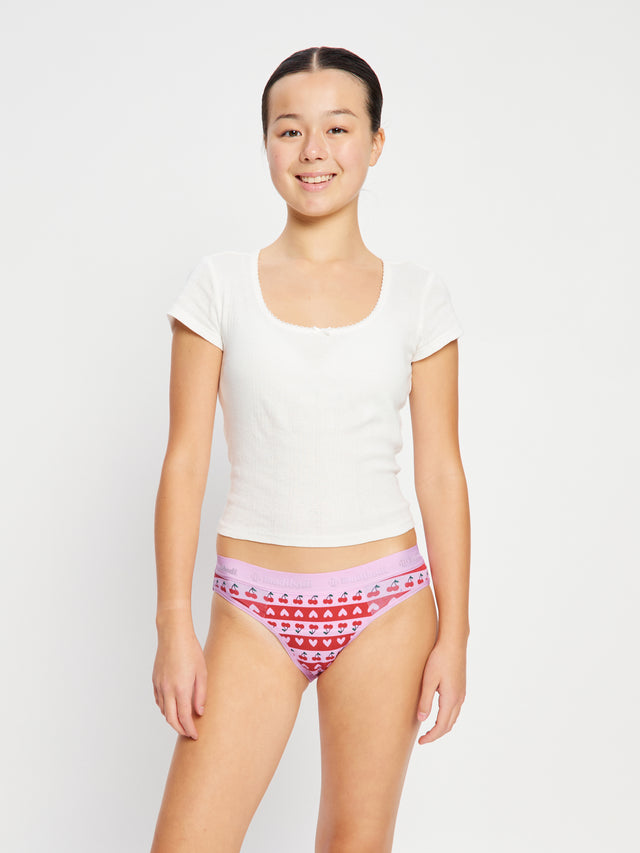 Teen Hipster Bikini Holiday Gifting 2 Pack Merry Multi