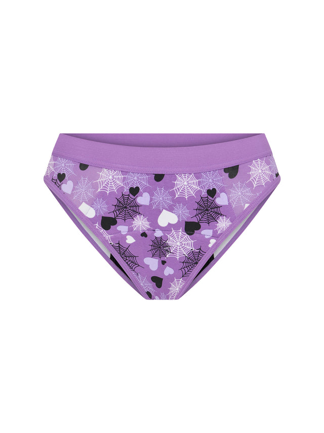 Teen Hipster Bikini Super Wicked Web Purple