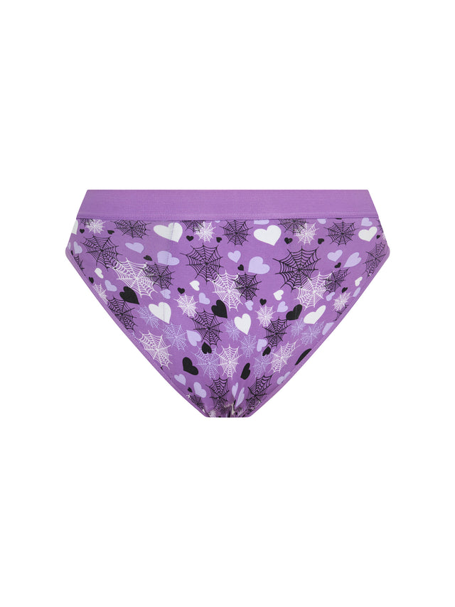 Teen Hipster Bikini Super Wicked Web Purple