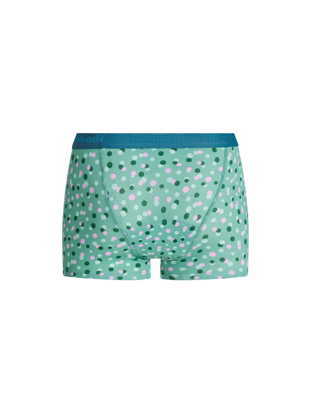 Teen Hipster Boyshort Super Confetti Green Pink