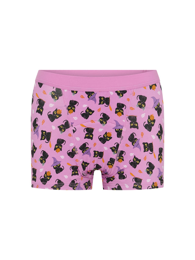 Teen Hipster Boyshort Super Witchy Whiskers Pink