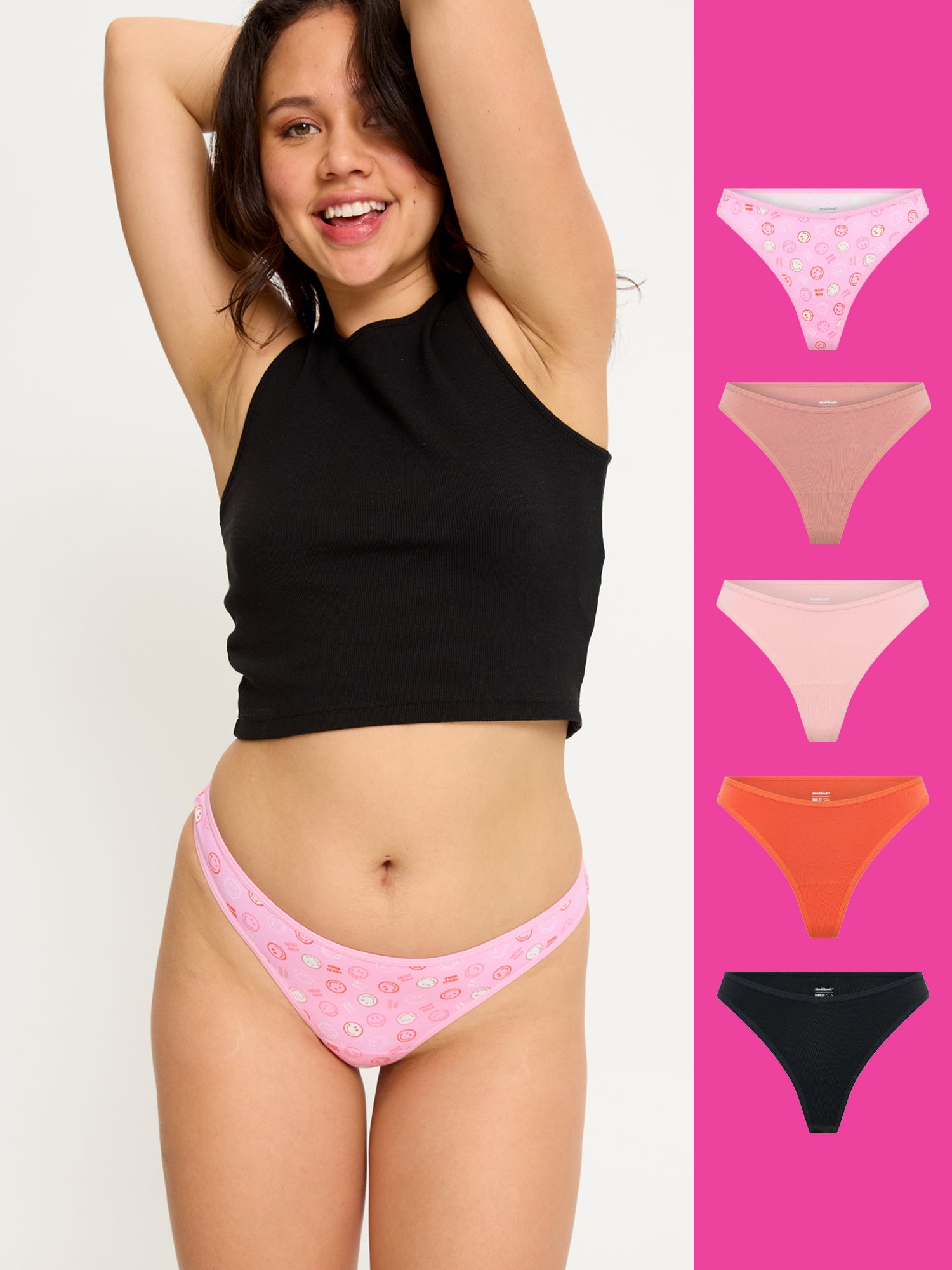 ® Thong Gifting 5 Pack Happy Place