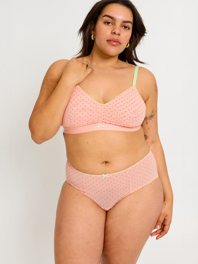 Boudoir Bralette & Tanga Brief Set