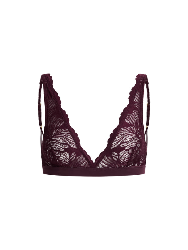Sylvie Bralette Dark Plum