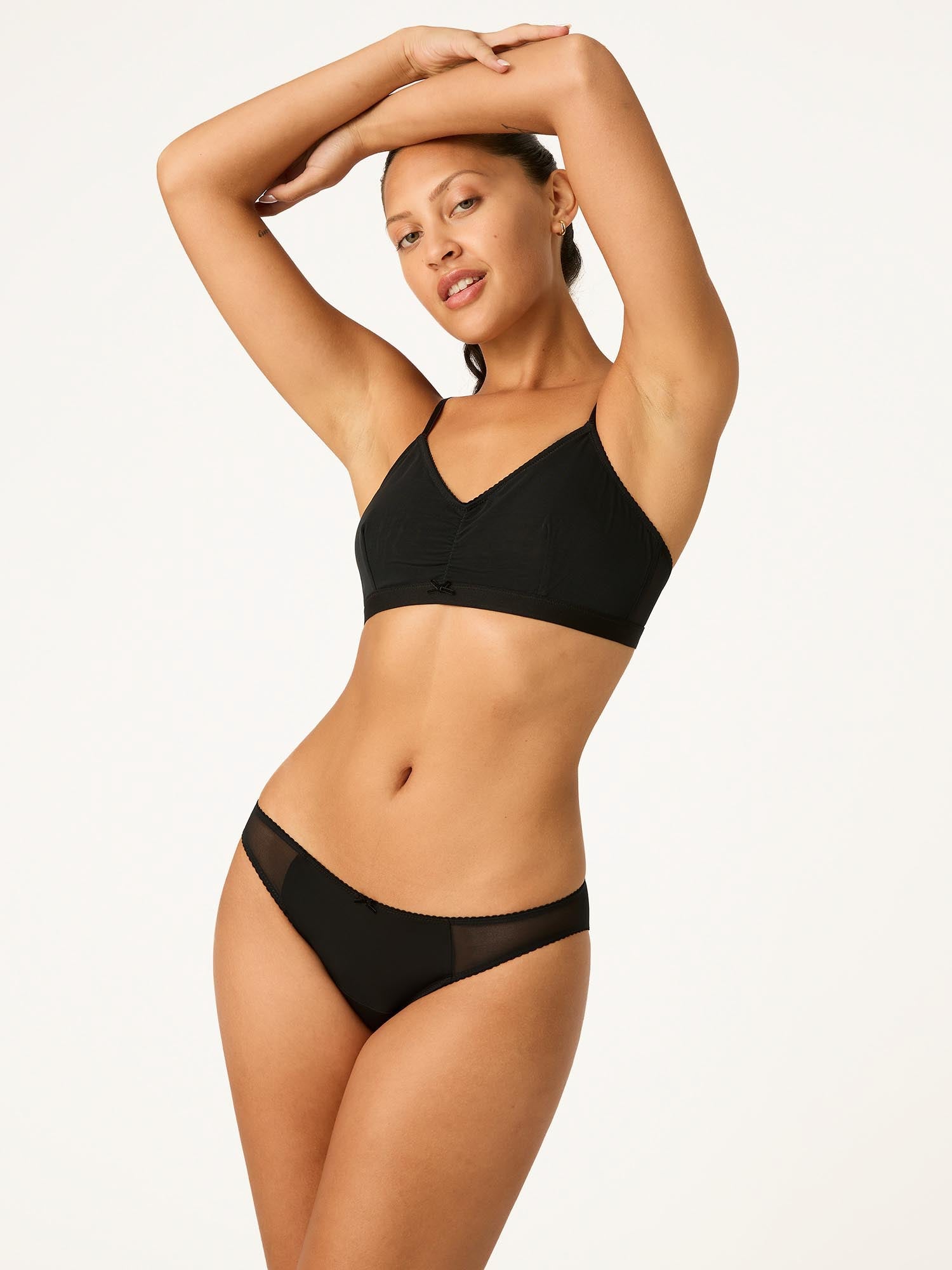 Lucia Bikini Brief Light Noir
