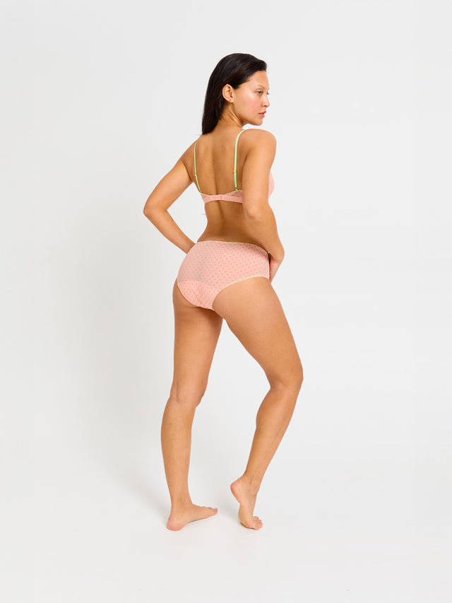 Boudoir Hi Waist Brief Moderate Bud Pink