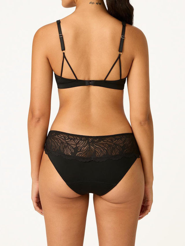 Ines Midi Brief Moderate Noir Black