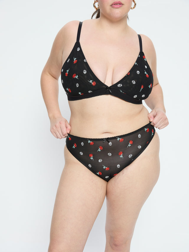 V Day Bralette & Cheeky Brief Set