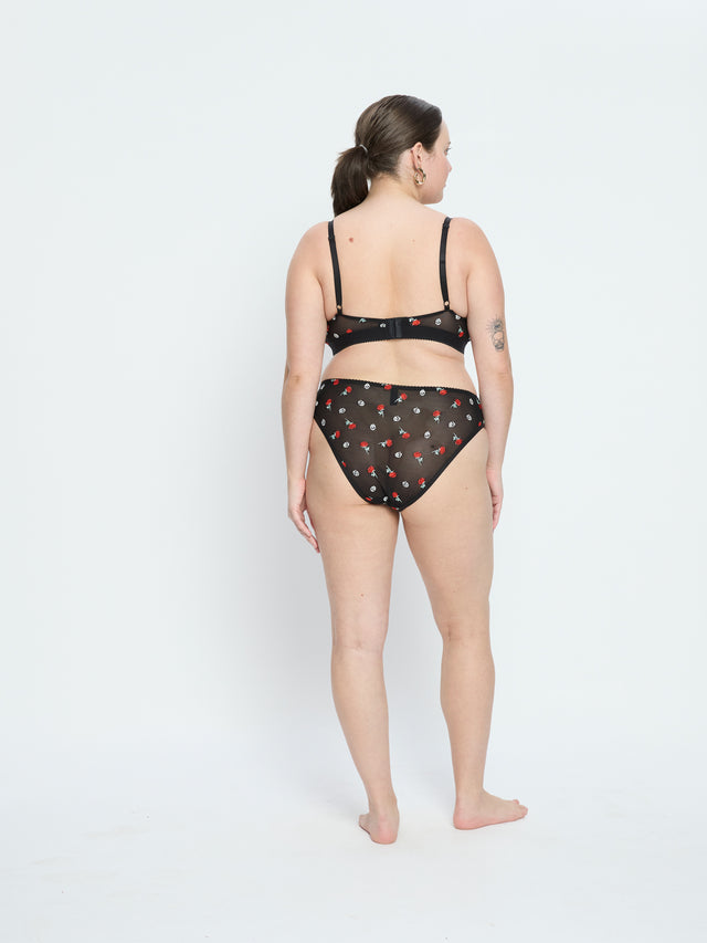 V Day Bralette & Cheeky Brief Set