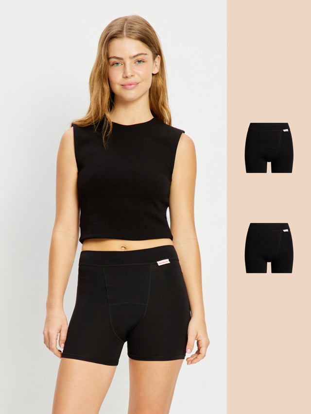 Teen Sleep Short 2 Pack Super Black