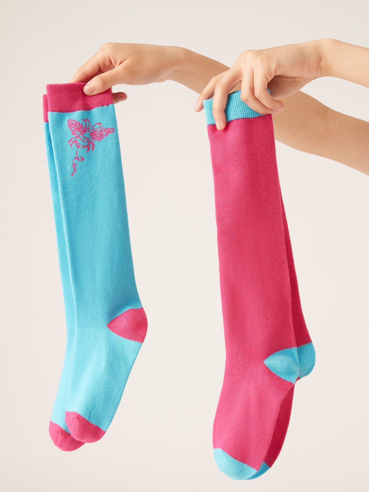 Organic Cotton Sock 2 Pack Busy Bee