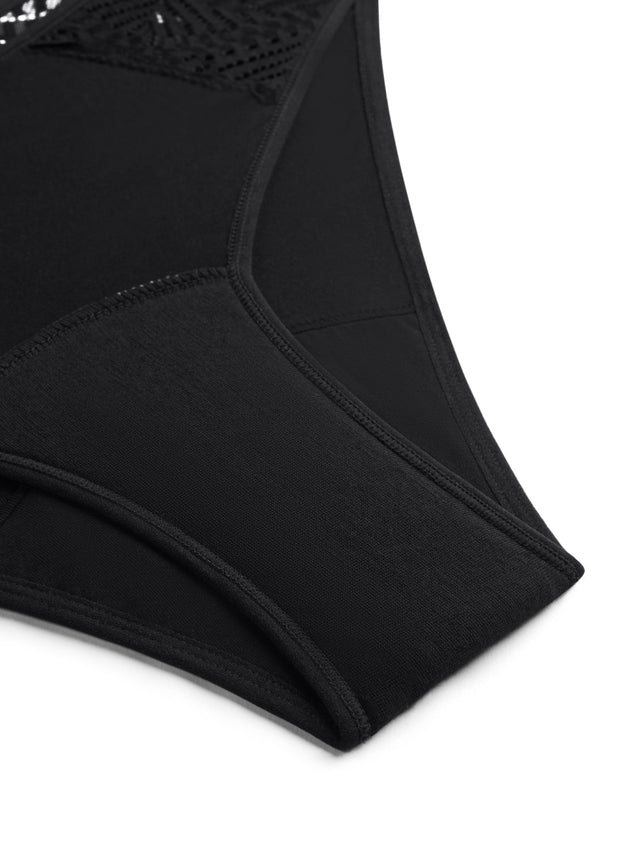 Sensual French Cut Moderate Black