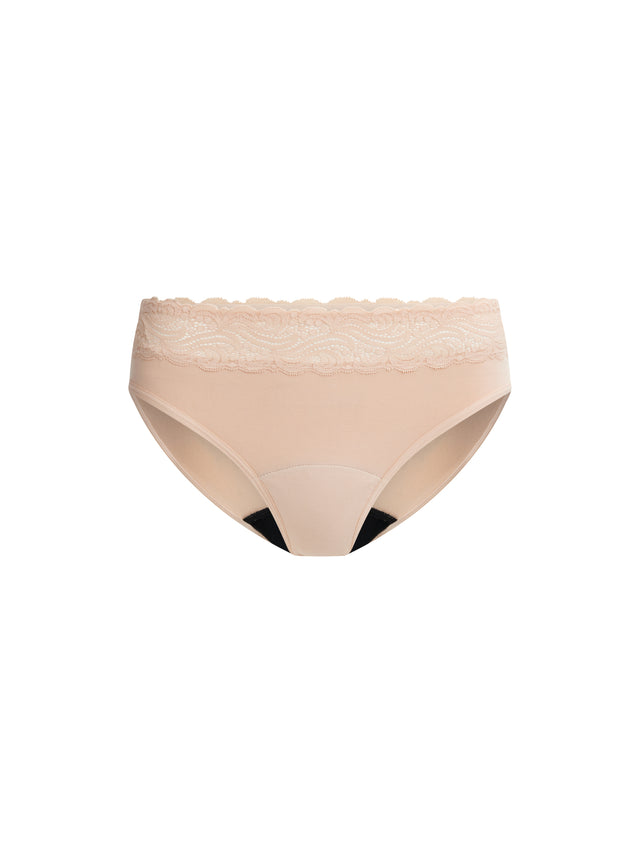 Sensual Hi Waist Bikini 5 Pack Cashew