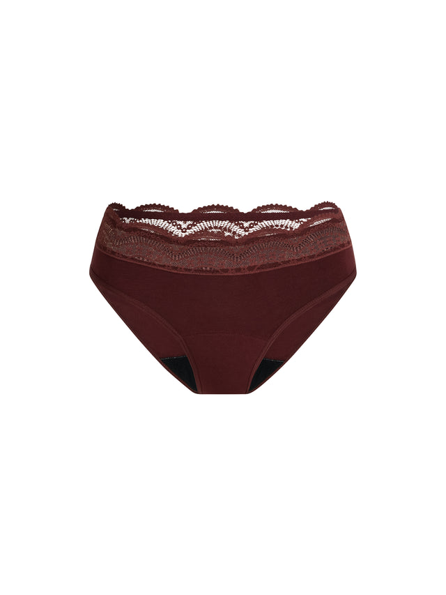 Sensual Hi Waist Bikini Moderate Bitter Chocolate Brown