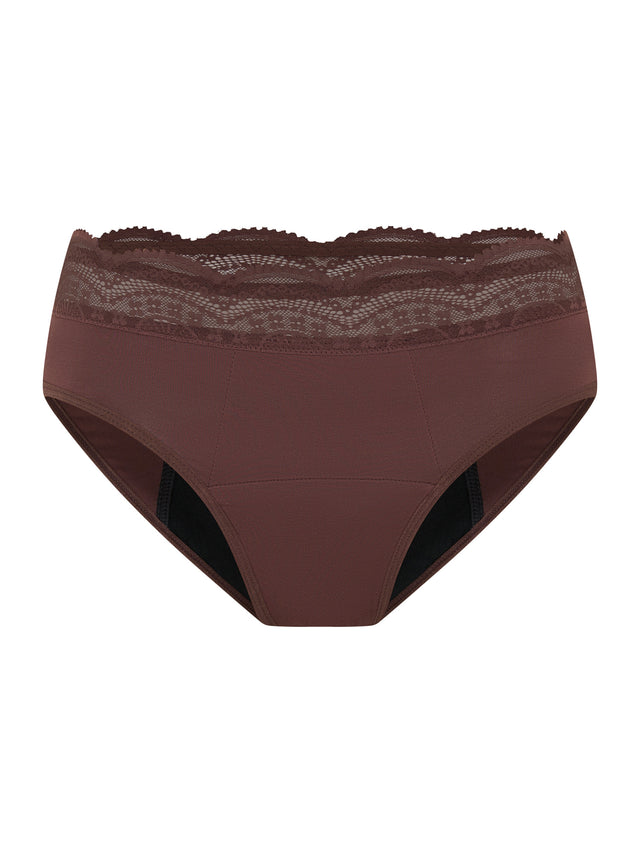 Sensual Hi Waist Bikini Super Mahogany