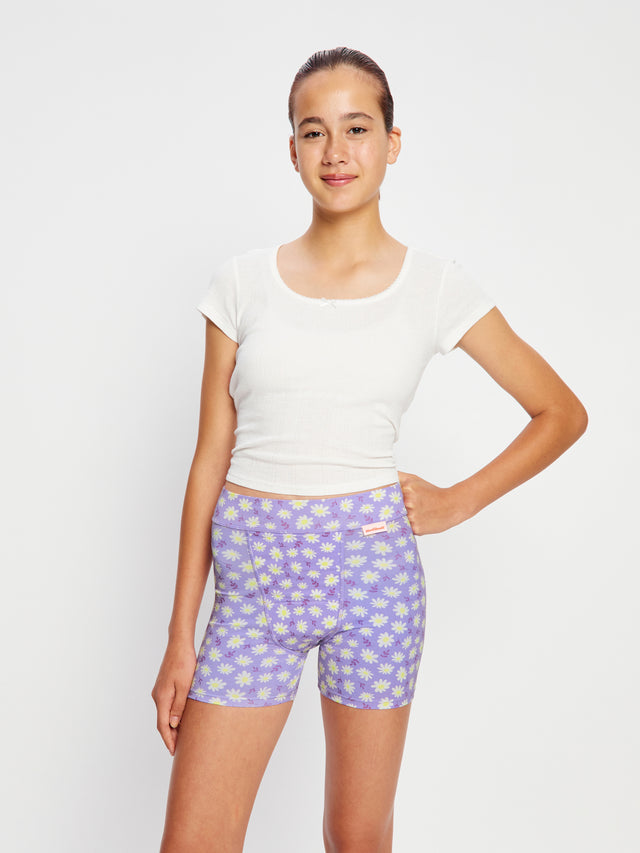 Teen Sleep Short 2 Pack Super Dreamy Daisy Purple