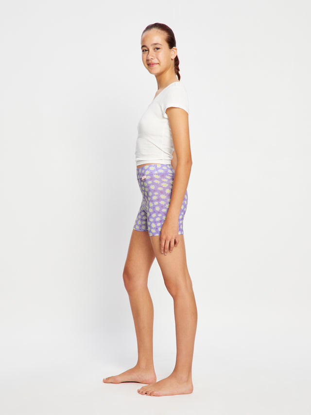 Teen Sleep Short 2 Pack Super Dreamy Daisy Purple