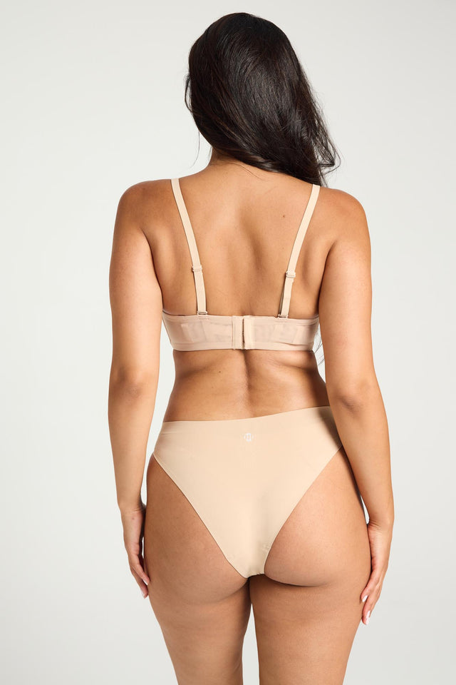Sweat-Proof Bra Moisture Wicking Cashew