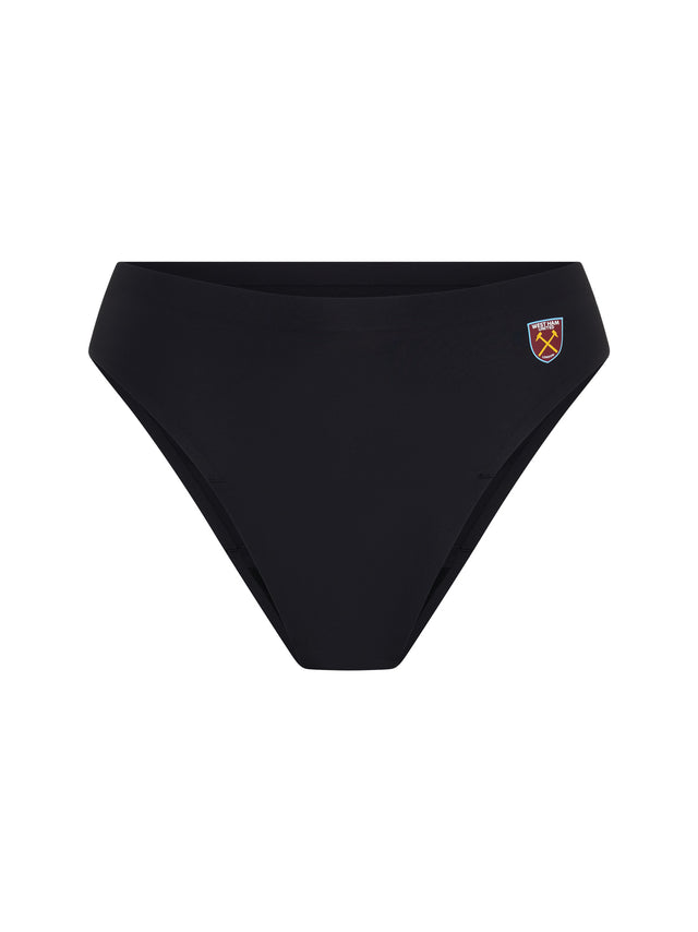 West Ham United Women X Modibodi Seamfree Bikini Moderate Black