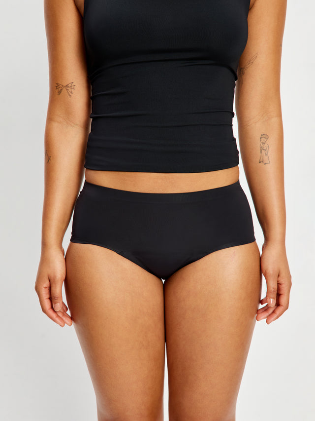 Seamfree Boyleg Moderate Black
