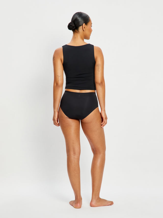 Seamfree Full Brief Moderate Black